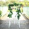 60-Inch long Green Artificial Poplar Leaves Vine Garland Wedding Decorations